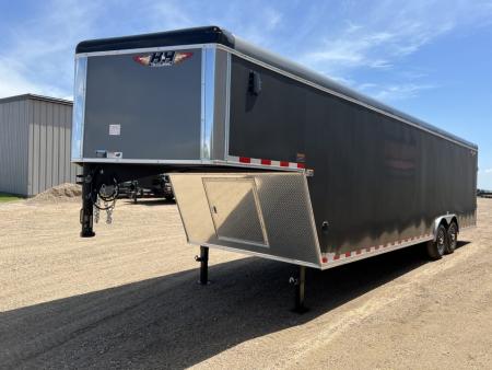 New 2026 H&H Trailers 26 Gooseneck Cargo / Enclosed Trailer