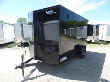New 2027 Look Trailers Black with Black trim 6X12 Element Model Cargo / Enclosed Trailer