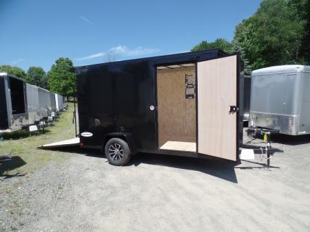 New 2027 Look Trailers Black with Black trim 6X12 Element Model Cargo / Enclosed Trailer