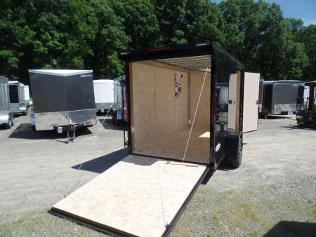 New 2027 Look Trailers Black with Black trim 6X12 Element Model Cargo / Enclosed Trailer