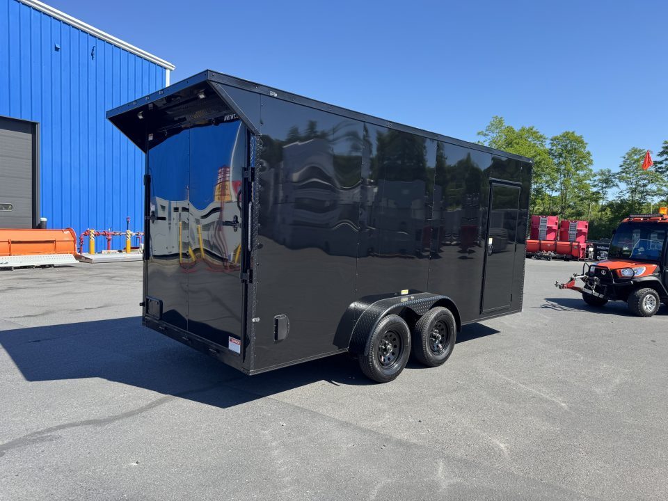 New 2026 Maximum Cargo Trailers 7X16TA Cargo / Enclosed Trailer *BLACK W/ BLACK