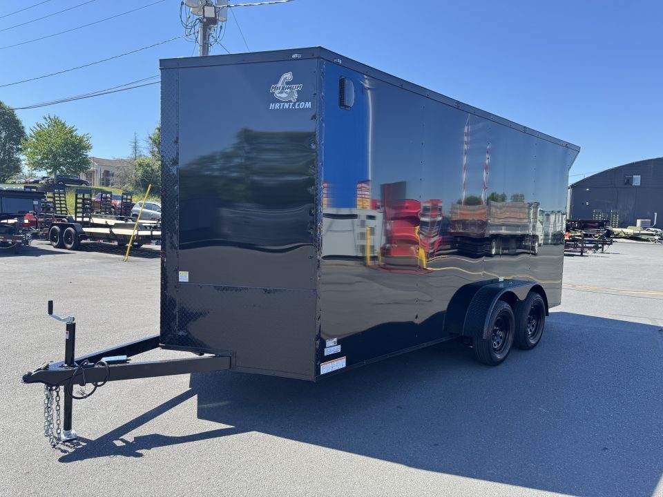 New 2026 Maximum Cargo Trailers 7X16TA Cargo / Enclosed Trailer *BLACK W/ BLACK
