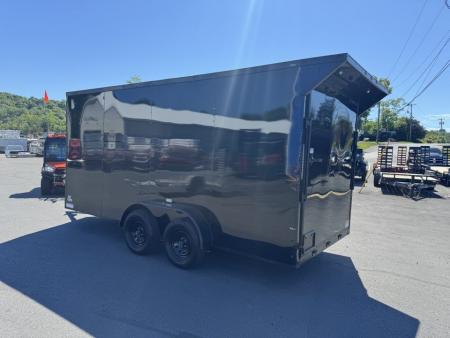 New 2026 Maximum Cargo Trailers 7X16TA Cargo / Enclosed Trailer *BLACK W/ BLACK