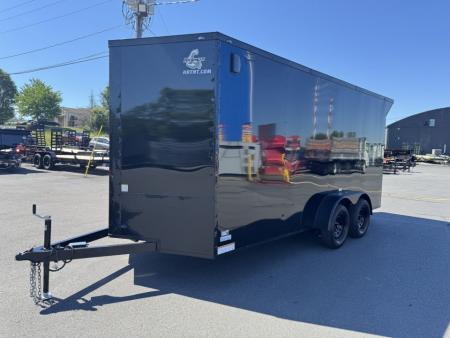 New 2026 Maximum Cargo Trailers 7X16TA Cargo / Enclosed Trailer *BLACK W/ BLACK