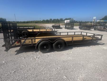 New 2026 Triple R 82X18 (16+2) UTILITY TRAILER 10K WITH KICKER GATE