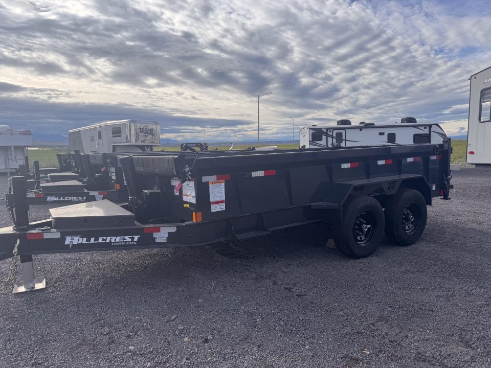 New 2026 Hillcrest Trailers 14K 7x14 Dump Trailer
