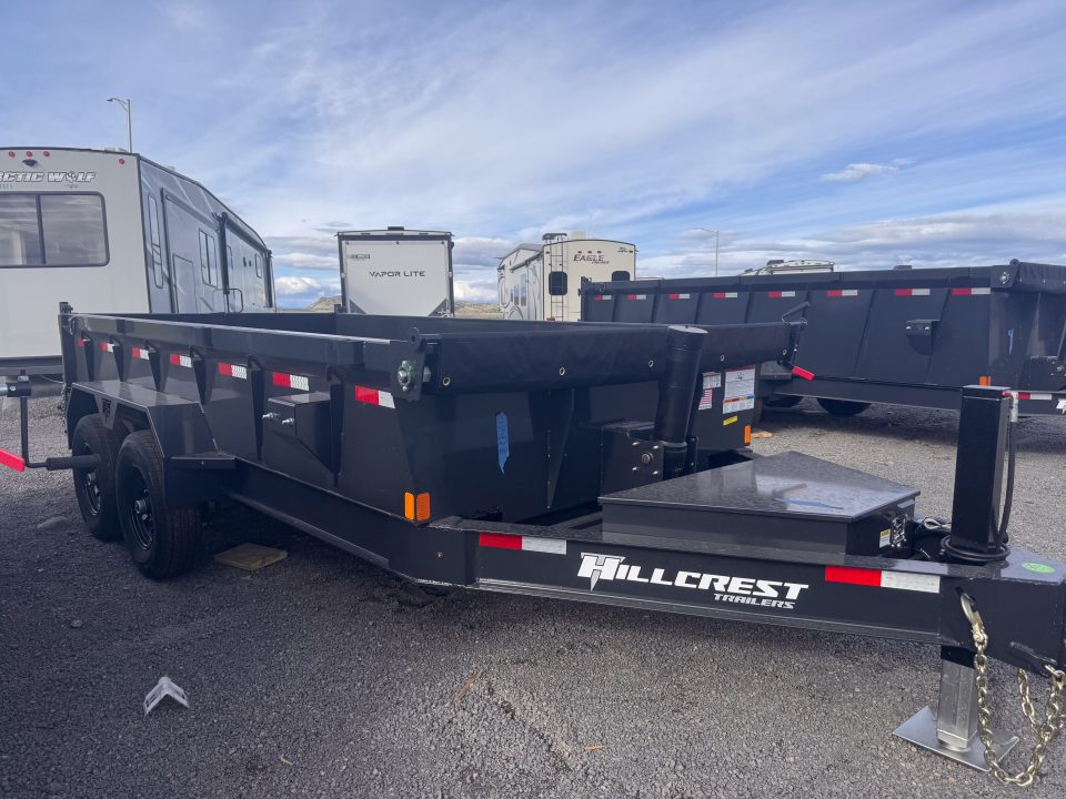 New 2026 Hillcrest Trailers 14K 7x14 Dump Trailer