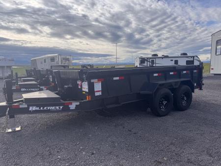 New 2026 Hillcrest Trailers 14K 7x14 Dump Trailer