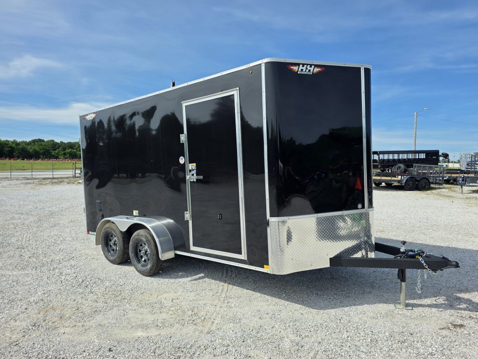 New 2026 H&H Trailers 7 X 14 TANDEM CARGO W/ BARN DOORS Cargo