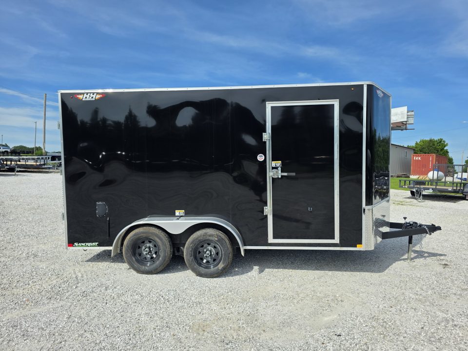 New 2026 H&H Trailers 7 X 14 TANDEM CARGO W/ BARN DOORS Cargo