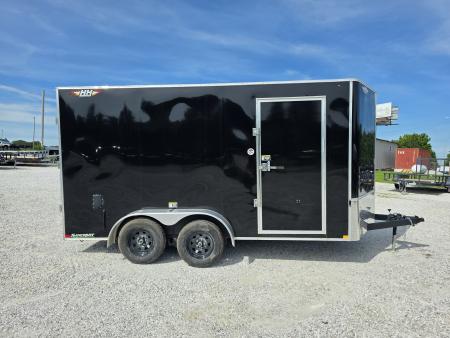 New 2026 H&H Trailers 7 X 14 TANDEM CARGO W/ BARN DOORS Cargo
