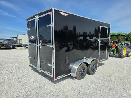 New 2026 H&H Trailers 7 X 14 TANDEM CARGO W/ BARN DOORS Cargo