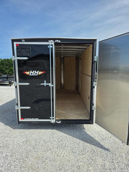 New 2026 H&H Trailers 7 X 14 TANDEM CARGO W/ BARN DOORS Cargo
