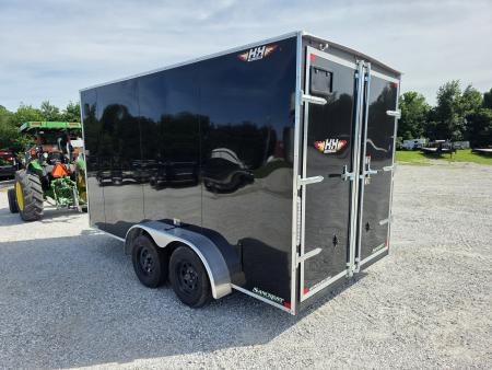 New 2026 H&H Trailers 7 X 14 TANDEM CARGO W/ BARN DOORS Cargo