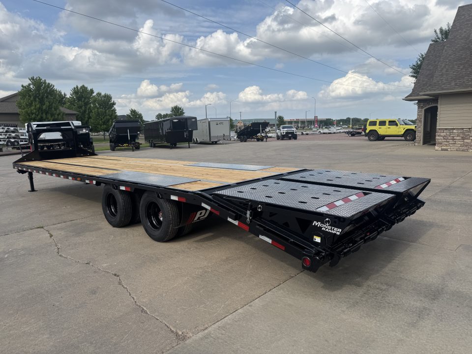 New 2027 PJ Trailers LD32GN Flatbed Trailer