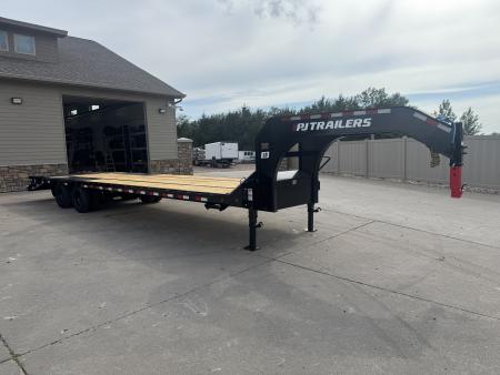 New 2027 PJ Trailers LD32GN Flatbed Trailer