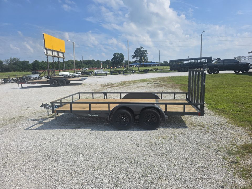 New 2026 Lamar Trailers 83 X 16 TANDEM UTILITY W/ 4' RAMP GATE