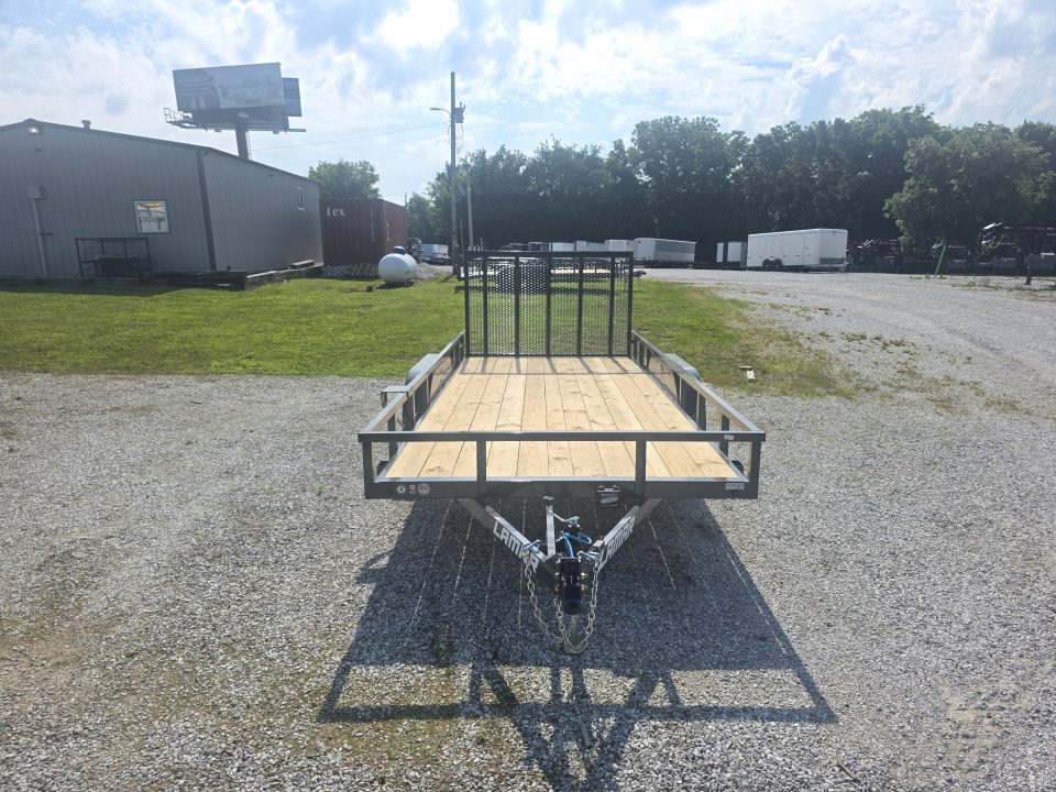 New 2026 Lamar Trailers 83 X 16 TANDEM UTILITY W/ 4' RAMP GATE