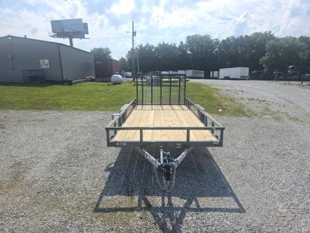 New 2026 Lamar Trailers 83 X 16 TANDEM UTILITY W/ 4' RAMP GATE