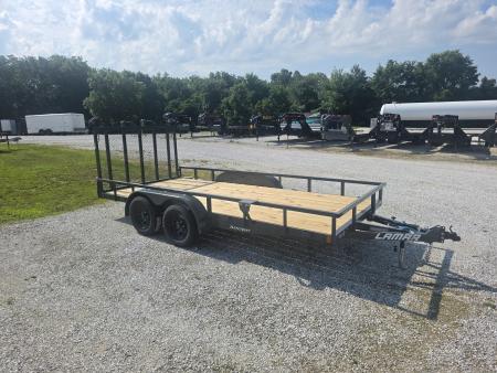 New 2026 Lamar Trailers 83 X 16 TANDEM UTILITY W/ 4' RAMP GATE