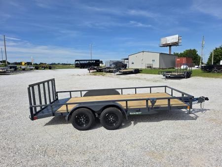 New 2026 Lamar Trailers 83 X 16 TANDEM UTILITY W/ 2' DOVE/ 3' RAMP GATE