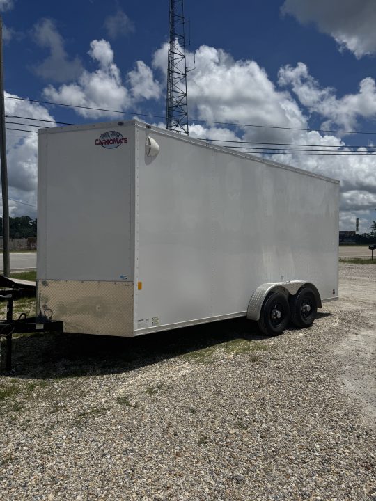 Used 2025 Continental Cargo 7 X 16 TA POLY Cargo / Enclosed Trailer