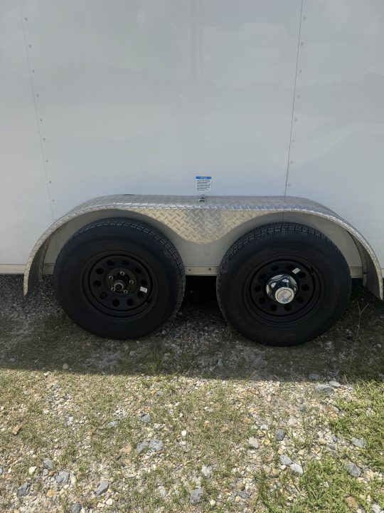 Used 2025 Continental Cargo 7 X 16 TA POLY Cargo / Enclosed Trailer