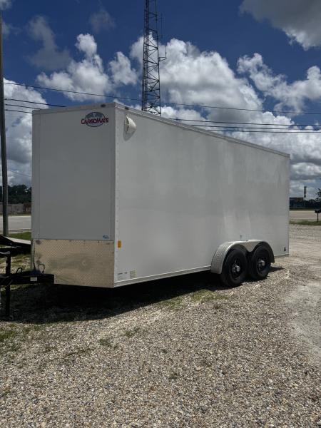 Used 2025 Continental Cargo 7 X 16 TA POLY Cargo / Enclosed Trailer