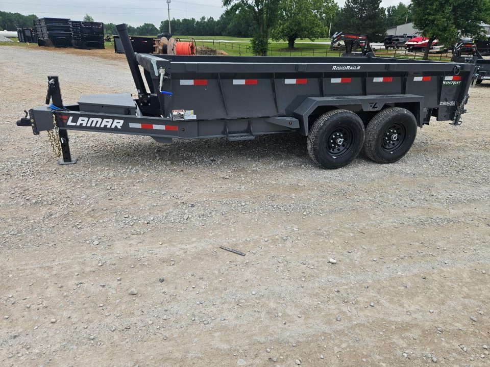 New 2026 Lamar 83X14 TANDEM 14K TELESCOPIC DUMP W/7 GAUGE FLOOR & 24" SIDES