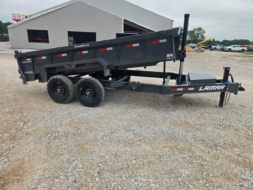 New 2026 Lamar 83X14 TANDEM 14K TELESCOPIC DUMP W/7 GAUGE FLOOR & 24" SIDES