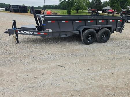 New 2026 Lamar 83X14 TANDEM 14K TELESCOPIC DUMP W/7 GAUGE FLOOR & 24" SIDES