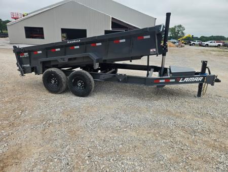 New 2026 Lamar 83X14 TANDEM 14K TELESCOPIC DUMP W/7 GAUGE FLOOR & 24  SIDES