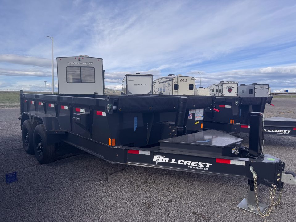 New 2026 Hillcrest Trailers 14K 7x14 Dump Trailer