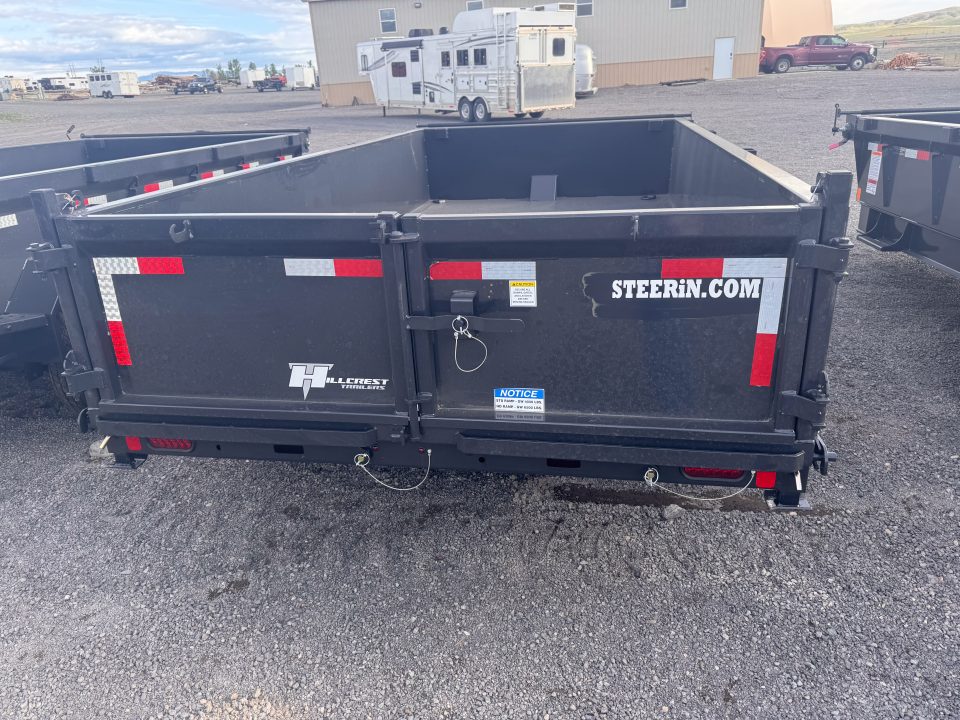 New 2026 Hillcrest Trailers 14K 7x14 Dump Trailer