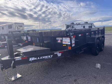 New 2026 Hillcrest Trailers 14K 7x14 Dump Trailer