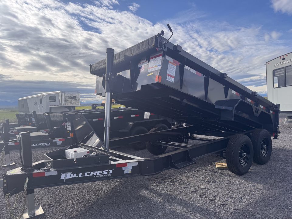 New 2026 Hillcrest Trailers 14K 7x14 Dump Trailer