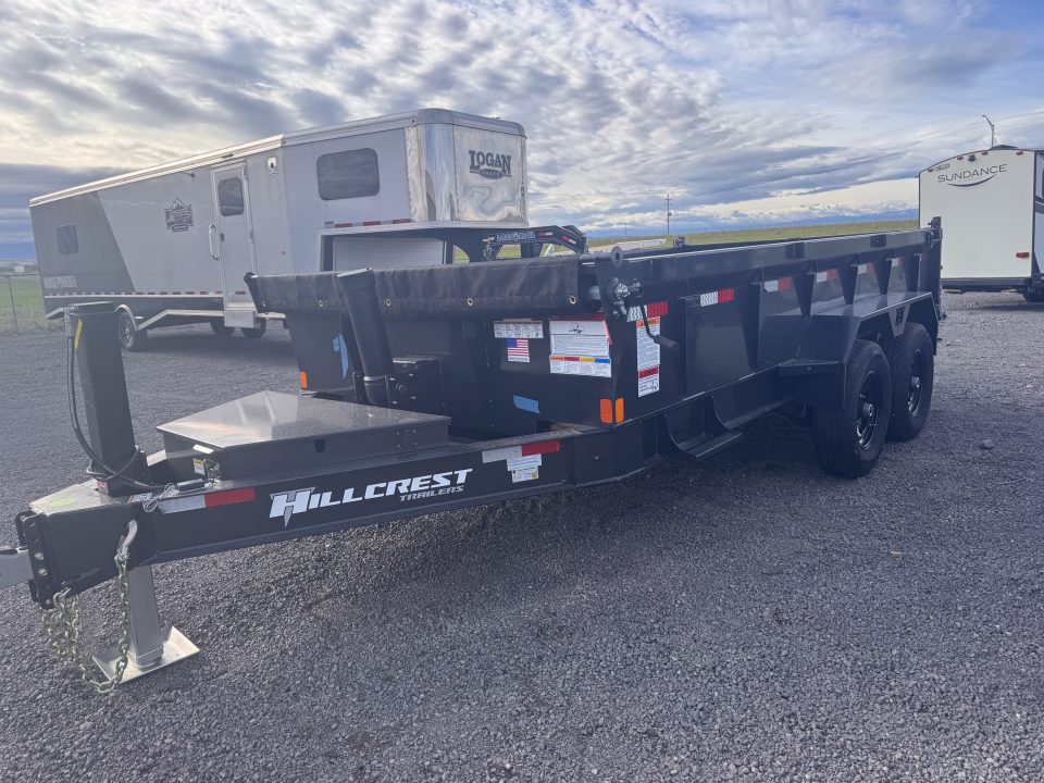 New 2026 Hillcrest Trailers 14K 7x14 Dump Trailer
