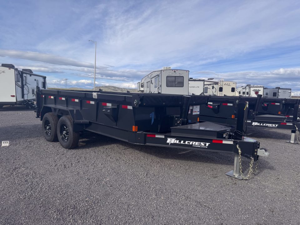 New 2026 Hillcrest Trailers 14K 7x14 Dump Trailer