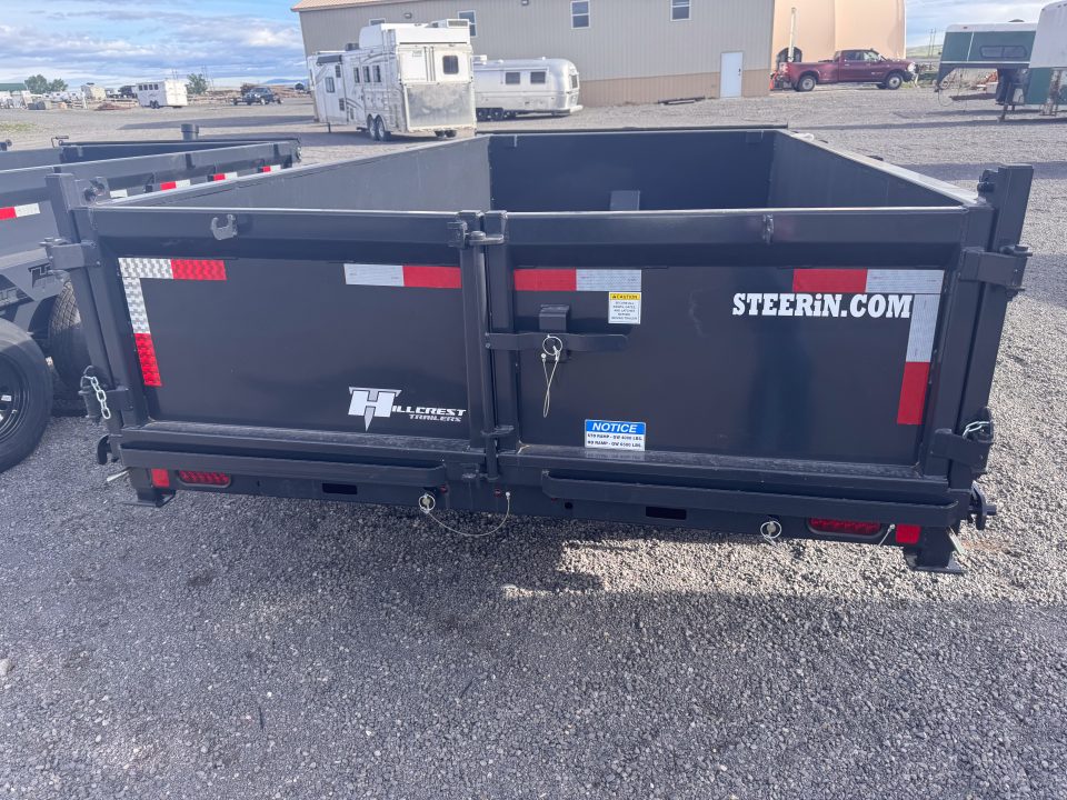 New 2026 Hillcrest Trailers 14K 7x14 Dump Trailer