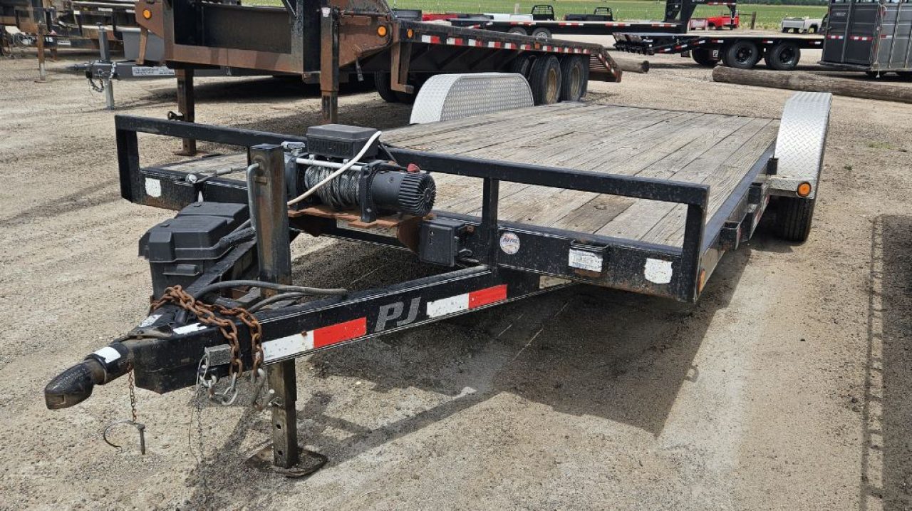 Used 2011 PJ Trailers 83" x 18' Car Hauler w/10K winch
