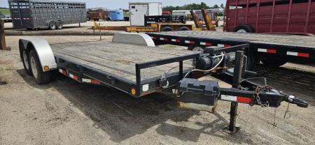 Used 2011 PJ Trailers 83  x 18' Car Hauler w/10K winch