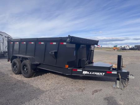 New 2026 Hillcrest Trailers 14K 7x14 Dump Trailer