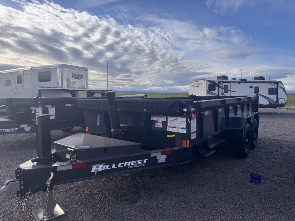 New 2026 Hillcrest Trailers 14K 7x16 Dump Trailer