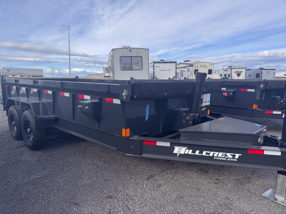 New 2026 Hillcrest Trailers 14K 7x16 Dump Trailer