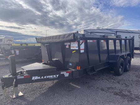 New 2026 Hillcrest Trailers 14K 7x16 Dump Trailer
