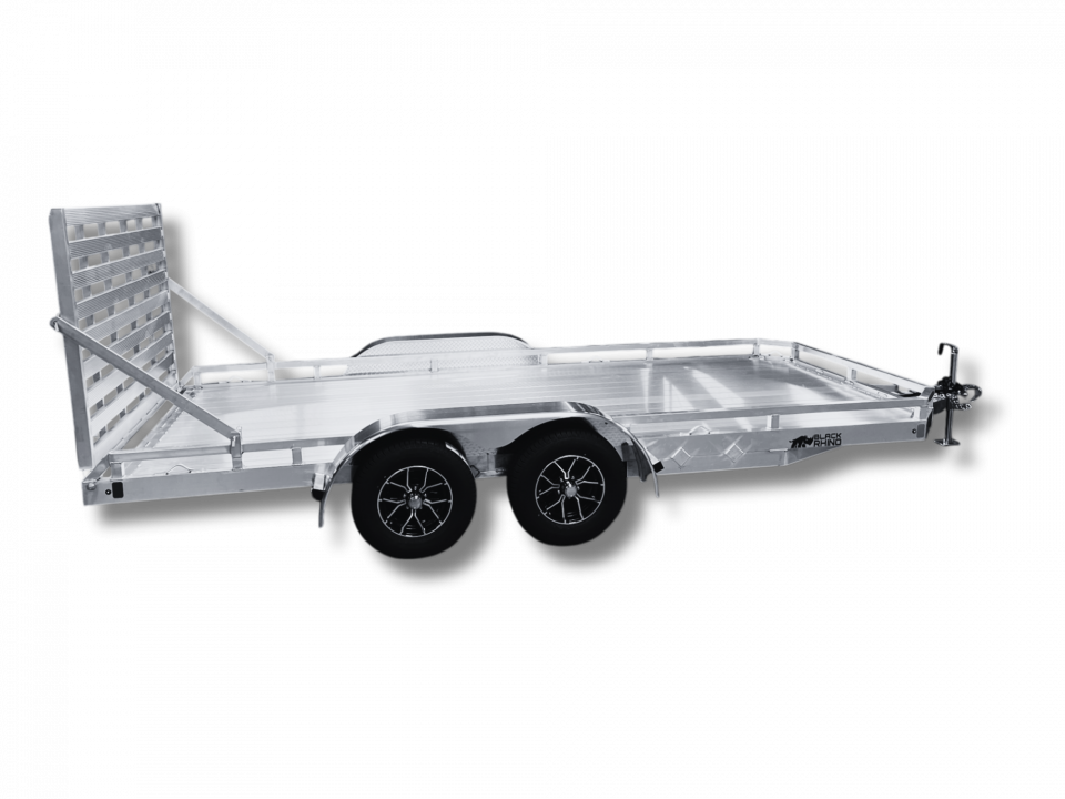 New 2026 Black Rhino 7x14' tandem axle 7k aluminum trailer ATV Trailer