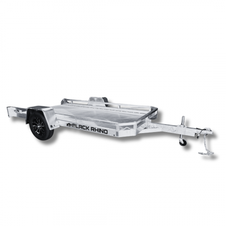 New 2026 Black Rhino 7x14' aluminum tilt utility trailer ATV Trailer
