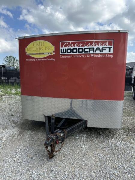 Used USED 2021 Carry-On Patriot CARGO ENCLOSED TRAILER 8.5X16CGRCM7K 102X16 TA RAMP DOOR (GVW:7000) WRAPPED