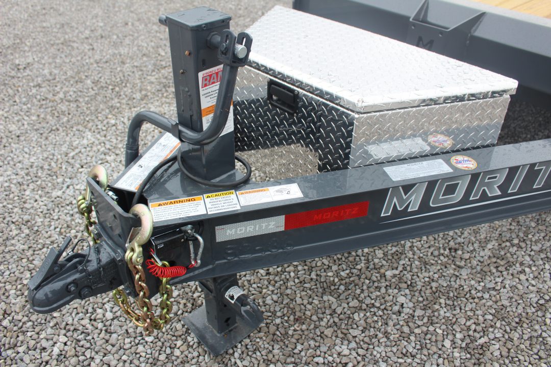 New 2026 Moritz 7' x 16' + 4' Low Pro - Gravity Tilt - Tilt Trailer - 14000# GVW