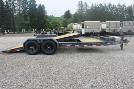New 2026 Moritz 7' x 16' + 4' Low Pro - Gravity Tilt - Tilt Trailer - 14000# GVW